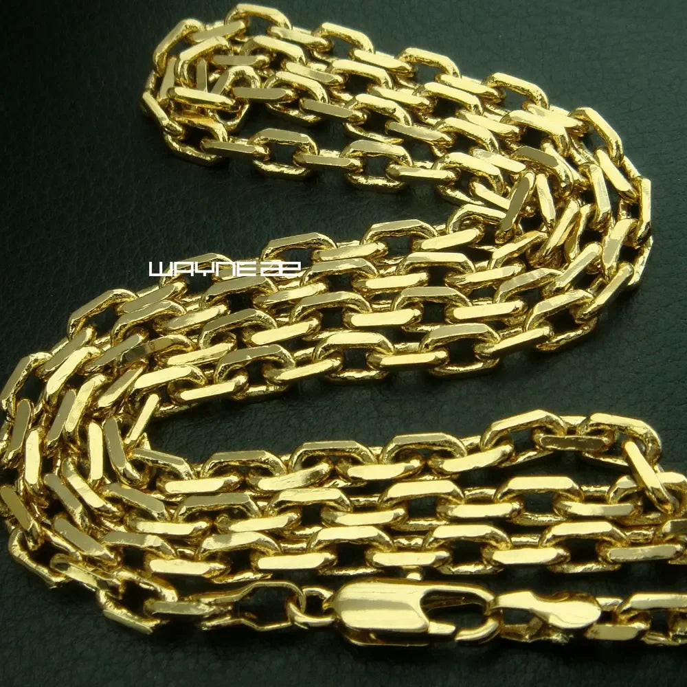 (n286) Men Classic Chains Necklace Long Chain Jewelry 50cm 60cm