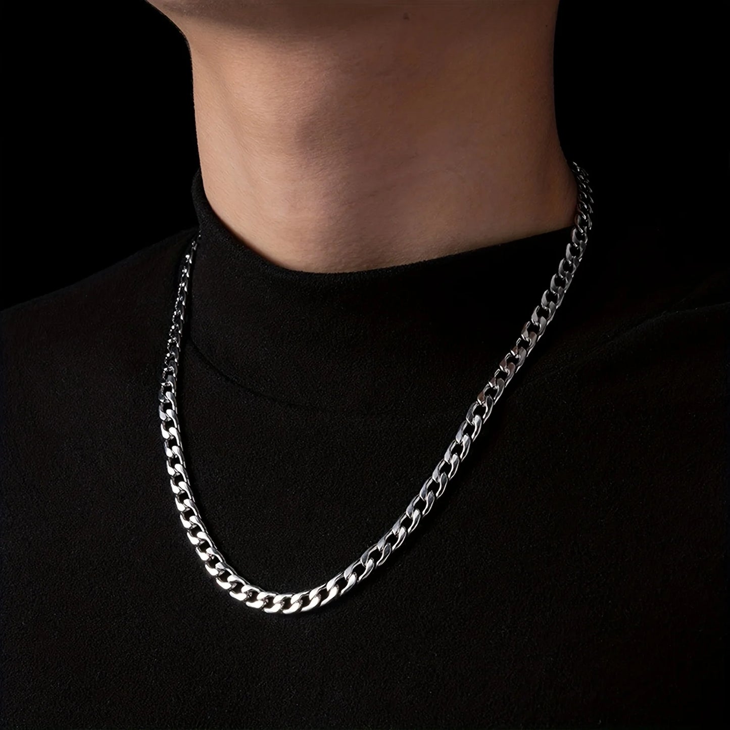 Trendy Mens Cuban Chain Promise Necklace For My Man With Card And Gift Box Perfect For Daily And Holiday Wear
