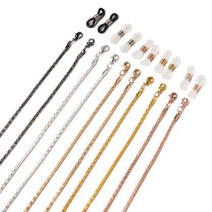 Fashion Reading Glasses Chain for Women Metal Sunglasses Cords Eyeglass Lanyard Hold Straps Eyewear Retainer