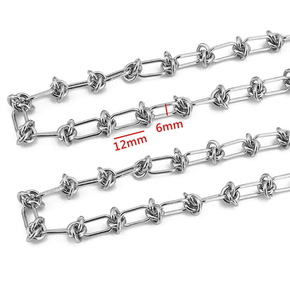 1 Meter Stainless Steel Big Chain for Handmade Thick Large Chain DIY Jewelry Making Bracelet Necklace Jewelry Chain