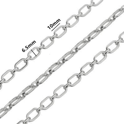 1 Meter Stainless Steel Big Chain for Handmade Thick Large Chain DIY Jewelry Making Bracelet Necklace Jewelry Chain