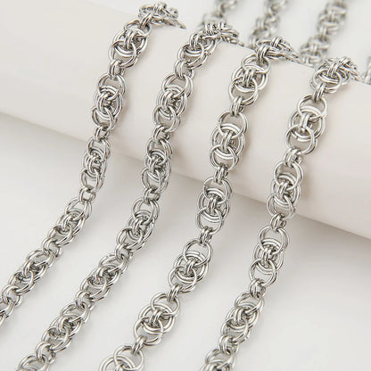 1 Meter Stainless Steel Big Chain for Handmade Thick Large Chain DIY Jewelry Making Bracelet Necklace Jewelry Chain