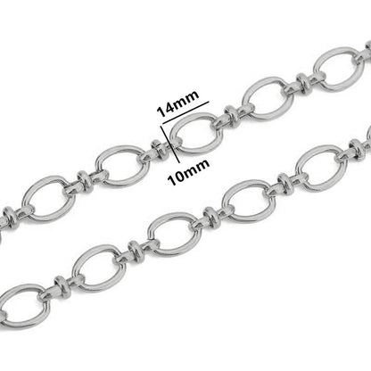 1 Meter Stainless Steel Big Chain for Handmade Thick Large Chain DIY Jewelry Making Bracelet Necklace Jewelry Chain