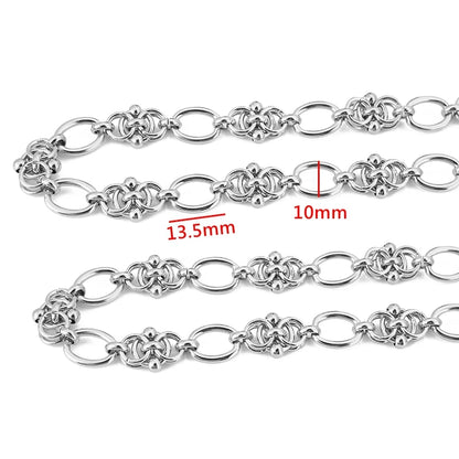 1 Meter Stainless Steel Big Chain for Handmade Thick Large Chain DIY Jewelry Making Bracelet Necklace Jewelry Chain