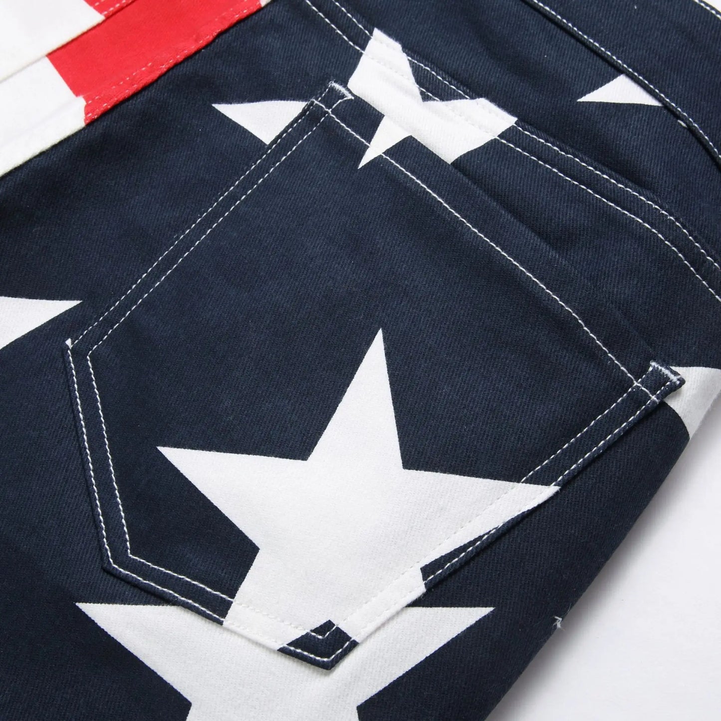 Kakan-y2k New Men's Printed Pattern Jeans, Baggy Jeans Go Out Light Luxury Long Jeans
