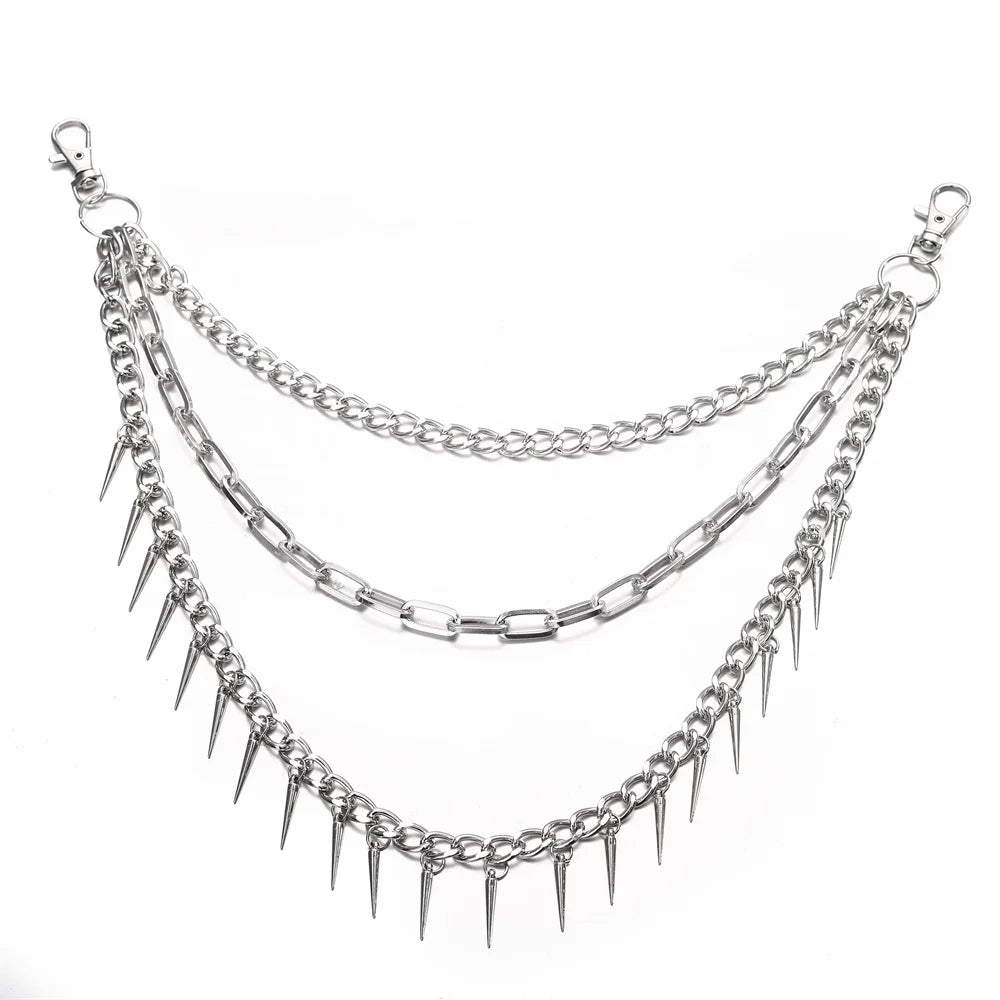 Punk Pants Chains Belt Chain for Man Women Jean Trousers Chains  Goth Jewelry Gothic Emo Scene Accessories