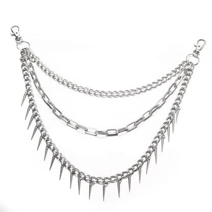 Punk Pants Chains Belt Chain for Man Women Jean Trousers Chains  Goth Jewelry Gothic Emo Scene Accessories