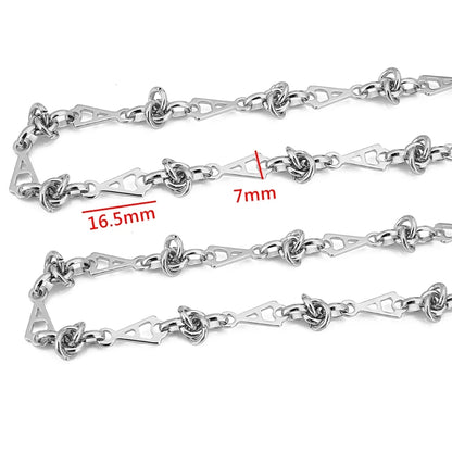1 Meter Stainless Steel Big Chain for Handmade Thick Large Chain DIY Jewelry Making Bracelet Necklace Jewelry Chain