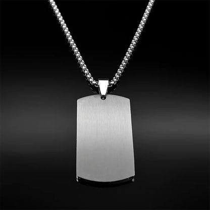 Quran Islim Muslim Faith Male Chain For Women Men Stainless Steel Silver Color Trend Medal Long Chain Amulet Jewelry Gifts