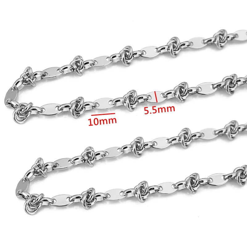 1 Meter Stainless Steel Big Chain for Handmade Thick Large Chain DIY Jewelry Making Bracelet Necklace Jewelry Chain