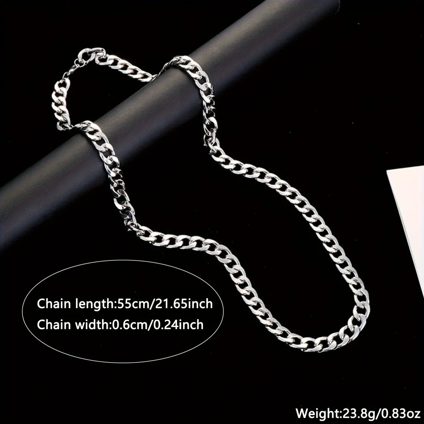 Trendy Mens Cuban Chain Promise Necklace For My Man With Card And Gift Box Perfect For Daily And Holiday Wear