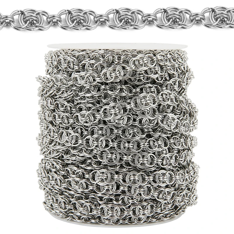 1 Meter Stainless Steel Big Chain for Handmade Thick Large Chain DIY Jewelry Making Bracelet Necklace Jewelry Chain