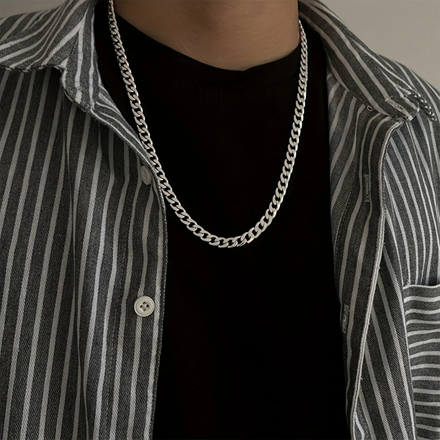 Trendy Mens Cuban Chain Promise Necklace For My Man With Card And Gift Box Perfect For Daily And Holiday Wear