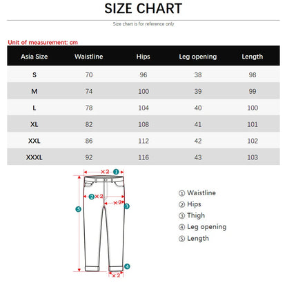 2025 Spring New Personality Embroidery Men's Baggy Jeans Streetwear Loose Straight Denim Trousers Male Brand Clothing
