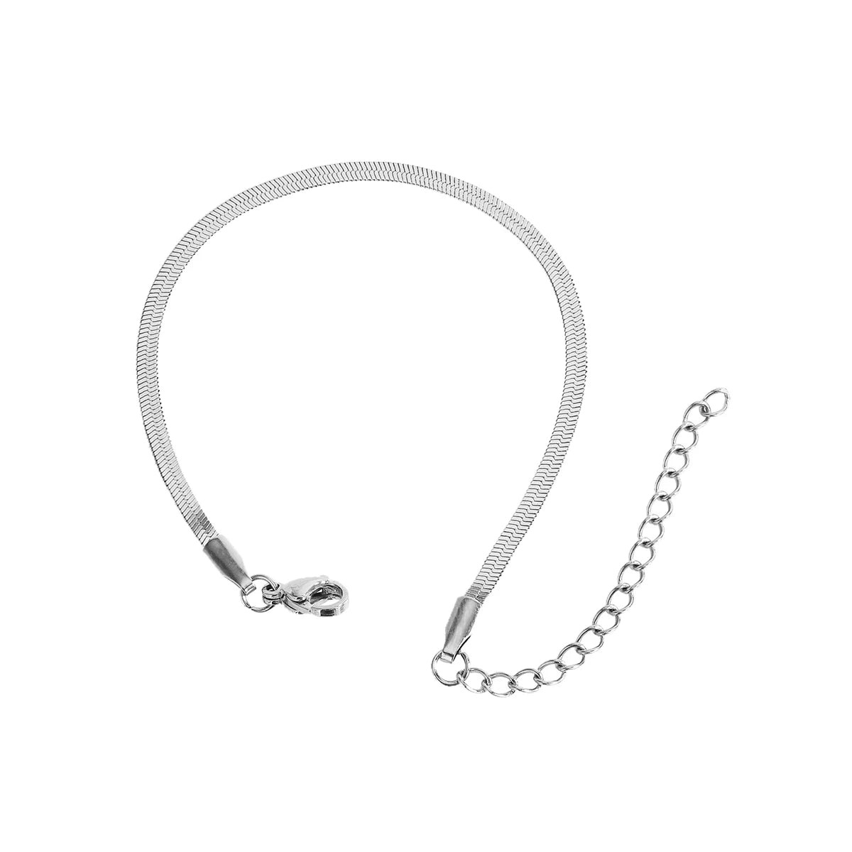 Mens Stainless Steel Biker Chain Bracelet Punk Bangles Motorcycle Bicycle Style Link Chain Fashion Jewelry
